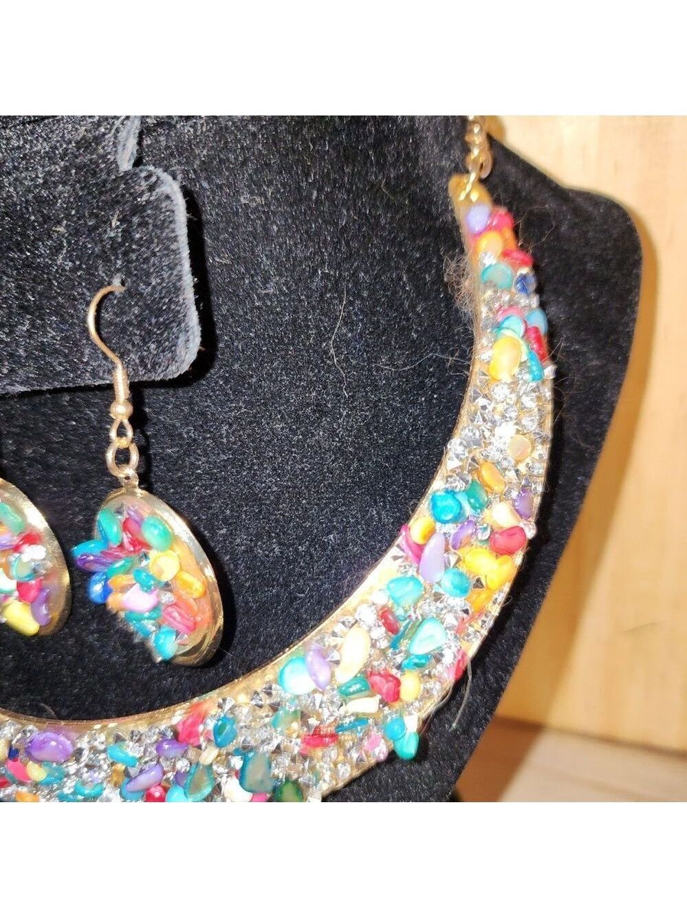 Colorful Gemstone Jewelry Set NWOT - Picture 7 of 7